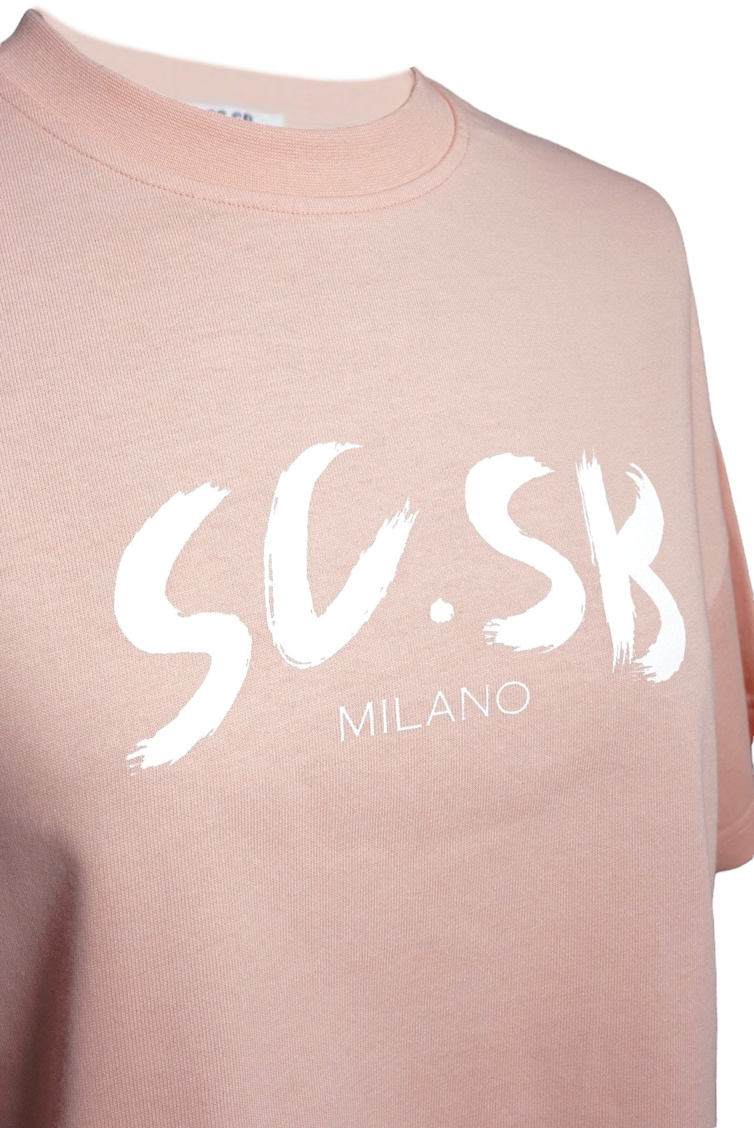 logo cropped oversize Tee pesca