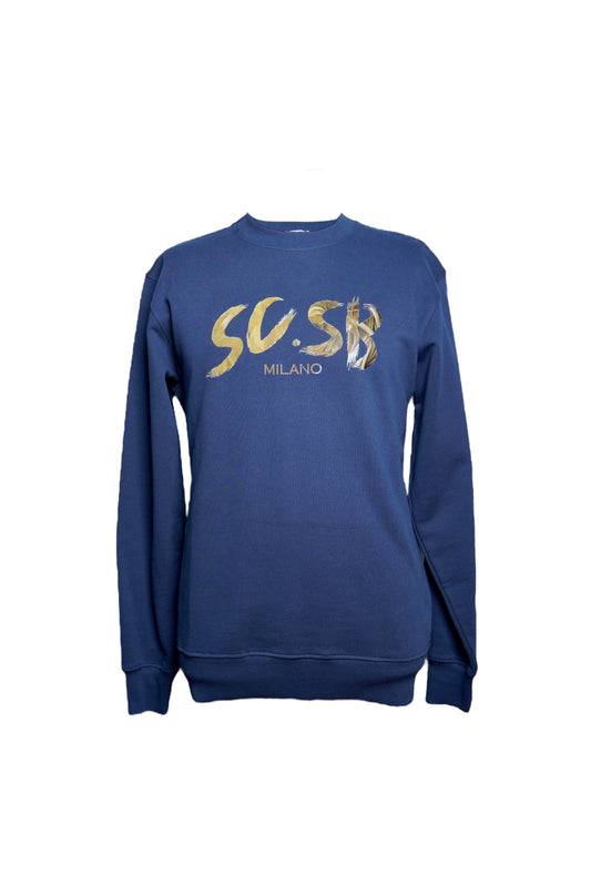 overgrown crewneck navy
