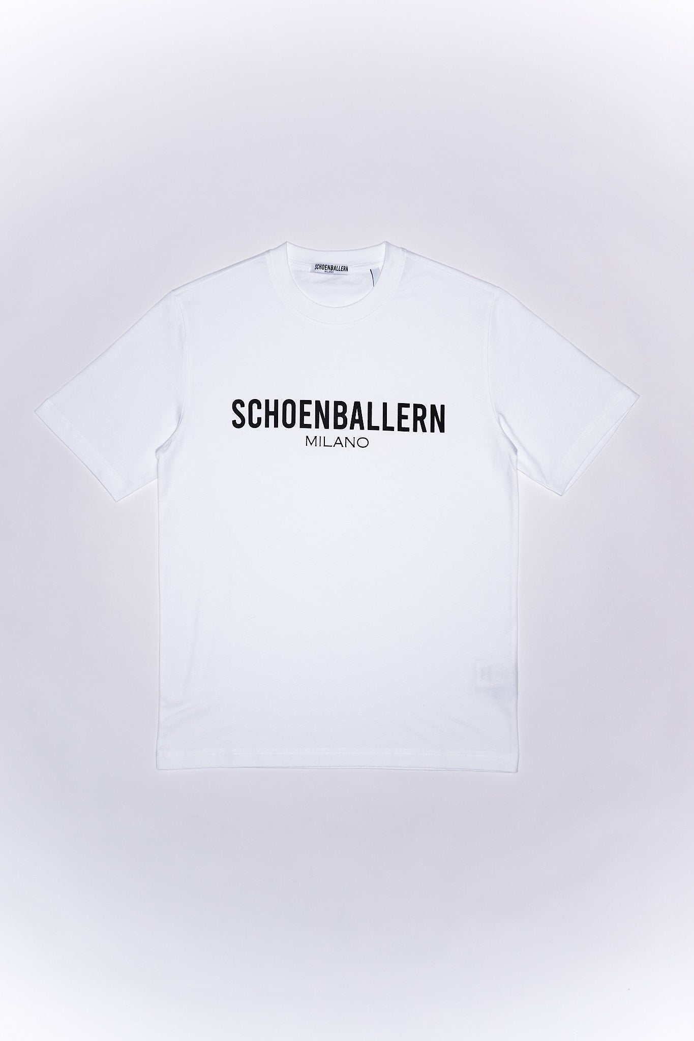 White Logo Tee