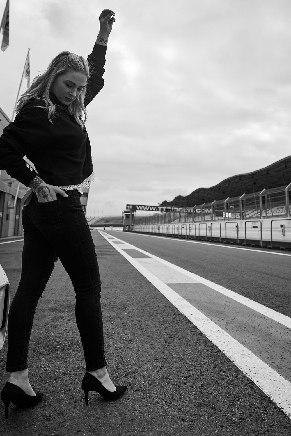 Assen cropped hoodie