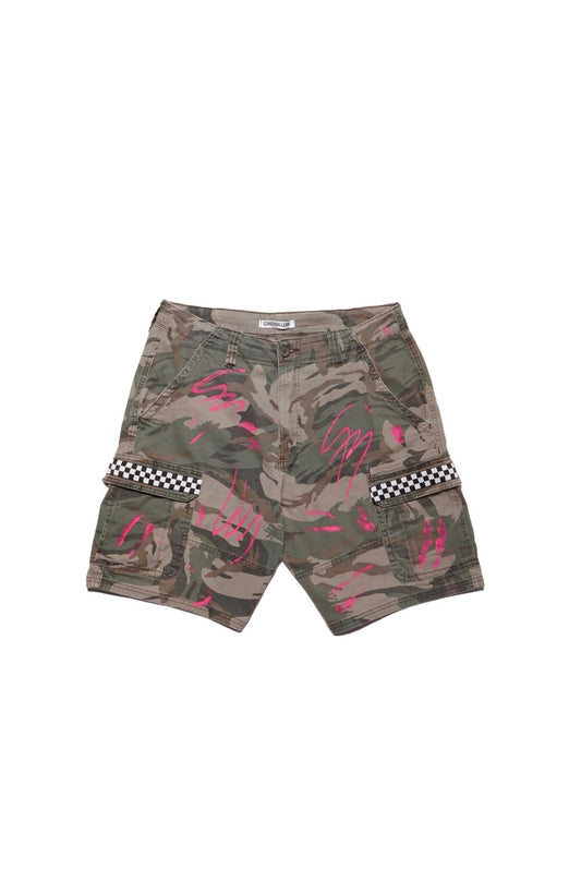 camo cargo shorts