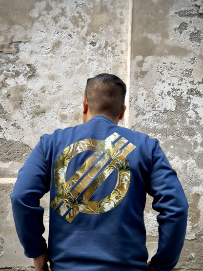 overgrown crewneck navy