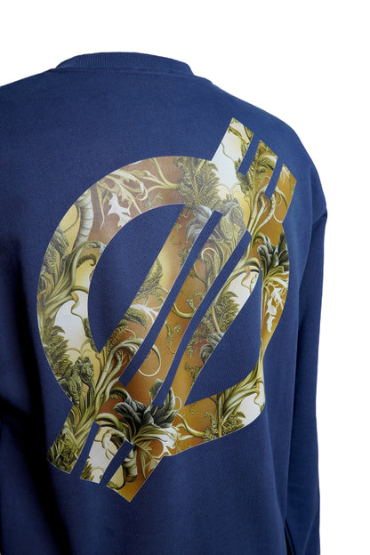 overgrown crewneck navy