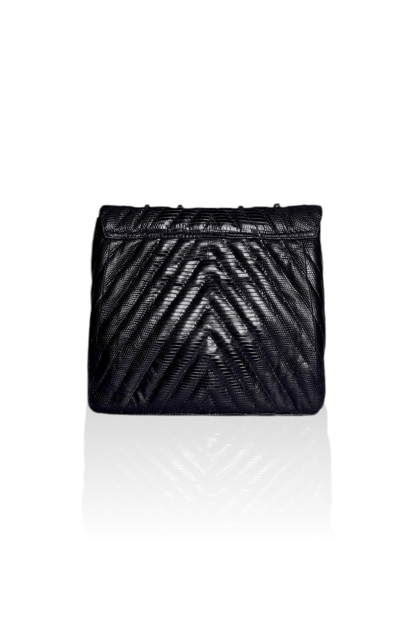 Cremona lizzard bag nero