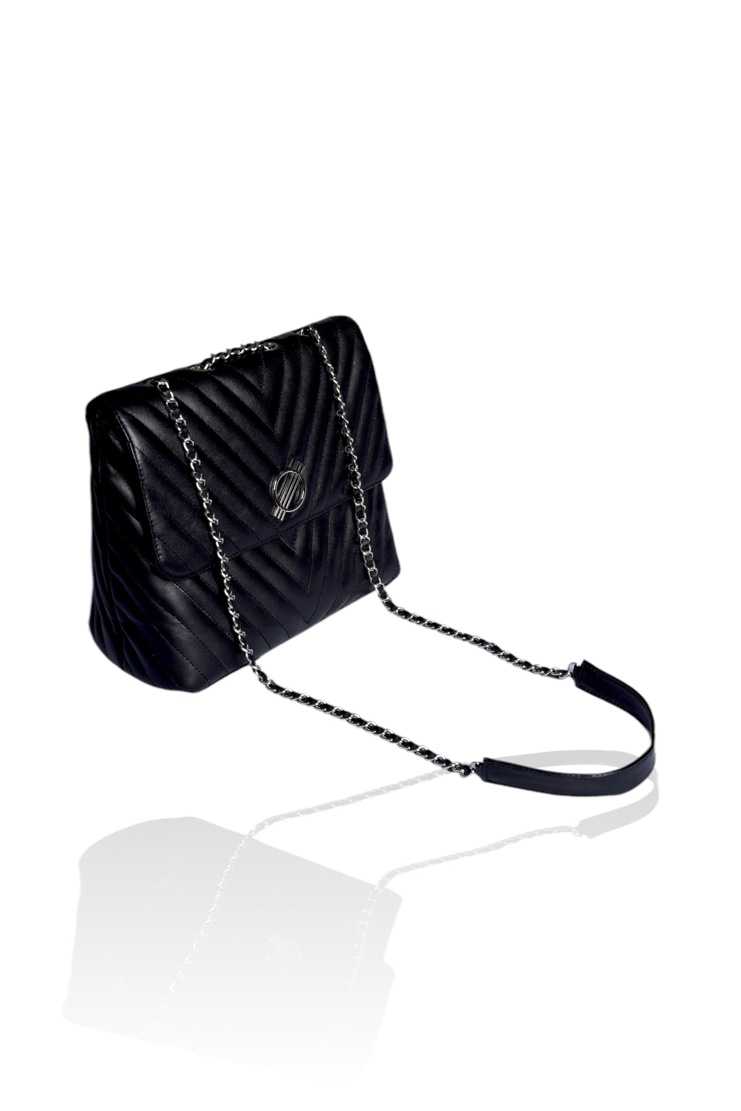 Cremona lizzard bag nero