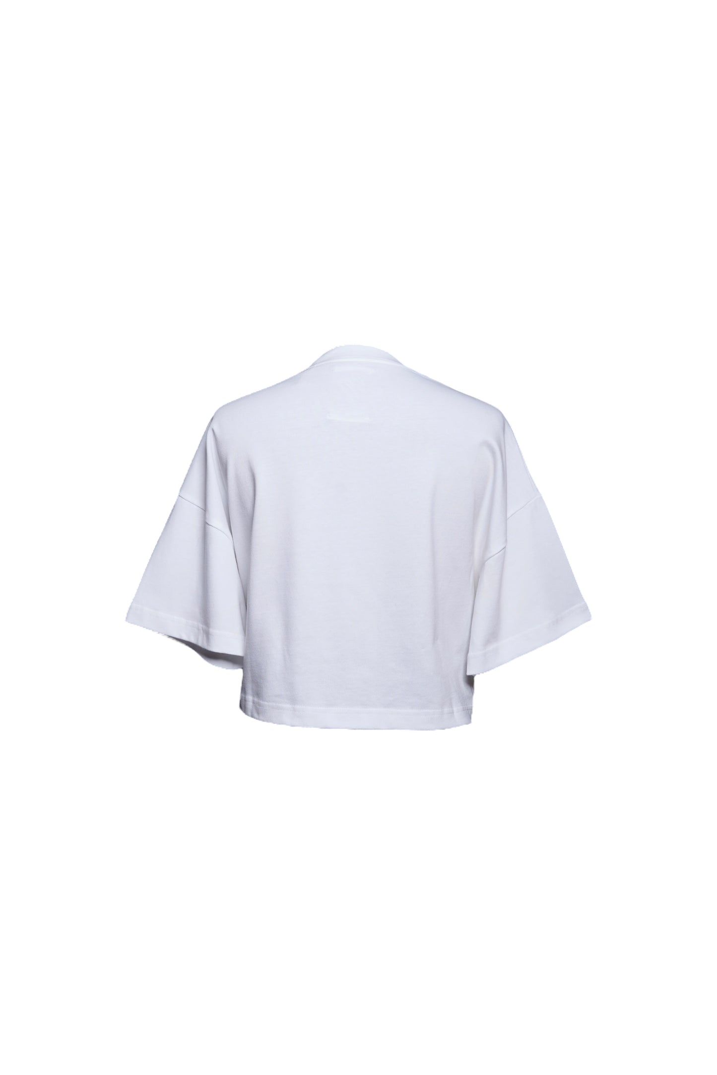 Signature cropped oversize Tee