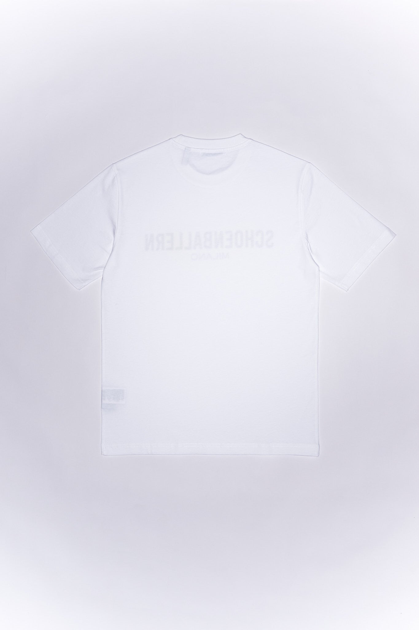 White Logo Tee