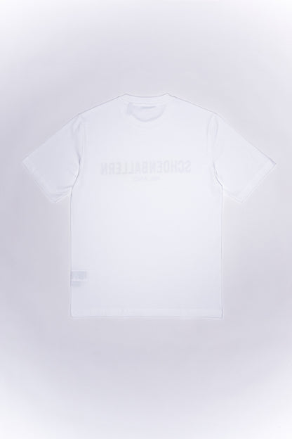 White Logo Tee
