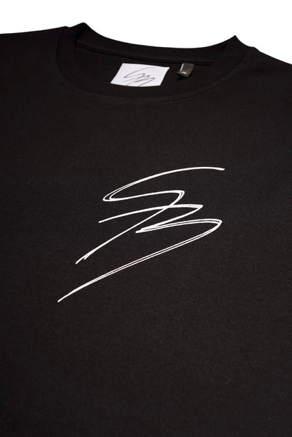 pinstripe Tee black