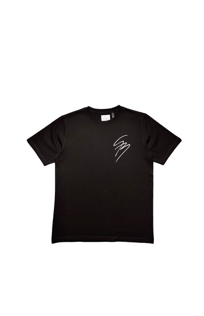 pinstripe Tee black