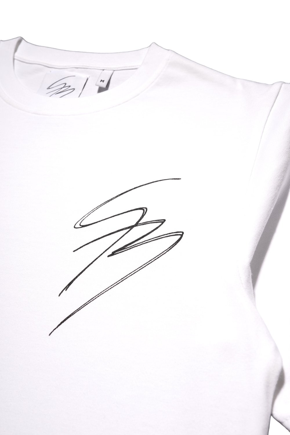 pinstripe Tee white