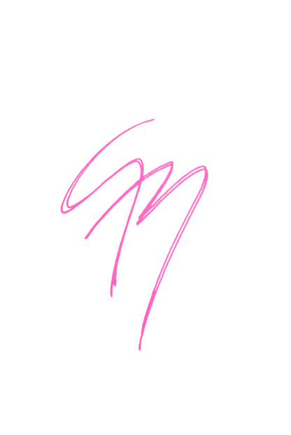 Signature oversized Tee (pink)