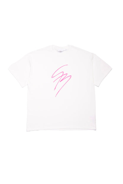Signature oversized Tee (pink)